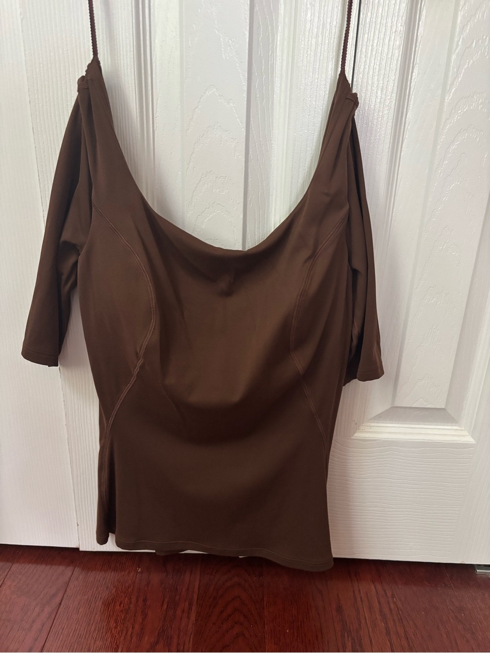 lululemon athletica Brown Scoop Neck Tank